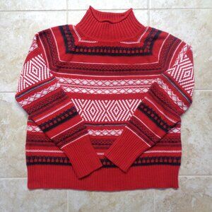 CHAPS Mock Turtleneck Knit Sweater